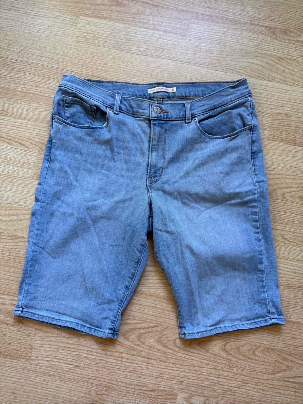 Levi's Light Blue Denim Bermuda Shorts